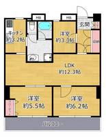 プラーズ見花山の間取り