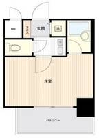 大阪府大阪市中央区上町1(マンション)の賃貸物件の間取り