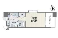 S‐FORT福岡県庁前の間取り