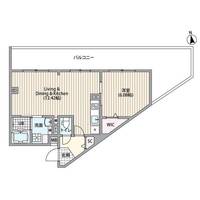 東京都世田谷区北沢5(マンション)の賃貸物件の間取り