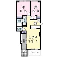 茨城県下妻市下妻乙(アパート)の賃貸物件の間取り