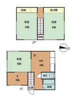 埼玉県上尾市大字平塚(一戸建)の賃貸物件の間取り