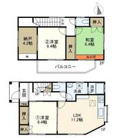 物件の間取り画像