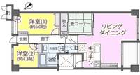 東京都渋谷区西原1(マンション)の賃貸物件の間取り