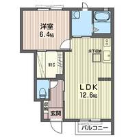 メゾントレゾール Aの間取り