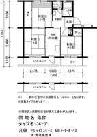 UR落合の間取り