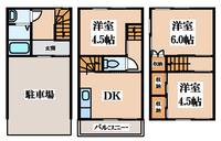 大阪府門真市深田町(一戸建)の賃貸物件の間取り