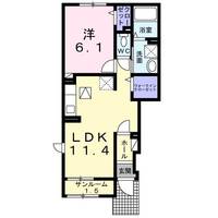 千葉県野田市清水(アパート)の賃貸物件の間取り