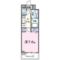 京都府京田辺市三山木野神(アパート)の賃貸物件の間取り