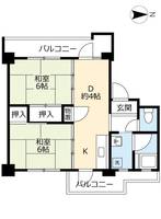 UR下大利の間取り