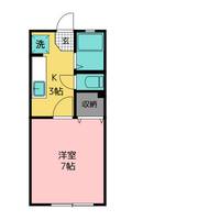 プチセゾンハラダの間取り