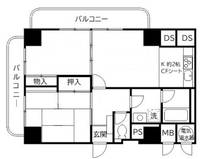 上野ロイヤルハイツの間取り