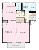 コーポKの間取り