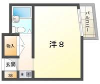 フロンティア四条畷駅前の間取り