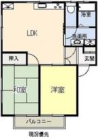 コーポ渡部の間取り