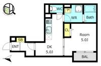 愛知県名古屋市北区金城2(アパート)の賃貸物件の間取り