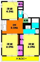 物件の間取り画像