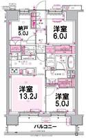 エクセレントシティ船橋グランライズの間取り