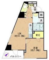 東京都新宿区中落合3(マンション)の賃貸物件の間取り