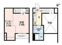 aries島崎(アリエス)の間取り