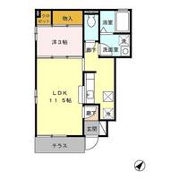 群馬県前橋市大友町2(アパート)の賃貸物件の間取り