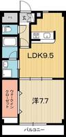 高知県高知市比島町1(マンション)の賃貸物件の間取り