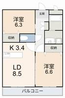 物件の間取り画像