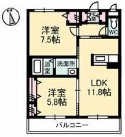 物件の間取り画像