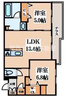 シャーメゾンポルタフォルトゥーナの間取り