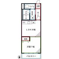 東京都中野区松が丘2(マンション)の賃貸物件の間取り
