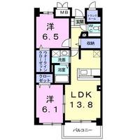 神奈川県川崎市宮前区東有馬2(マンション)の賃貸物件の間取り