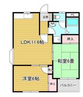 ジュンハイツIの間取り