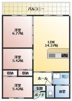 物件の間取り画像