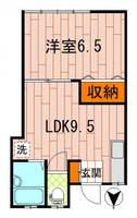神奈川県横浜市中区本牧満坂(アパート)の賃貸物件の間取り