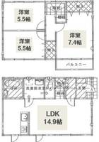 物件の間取り画像