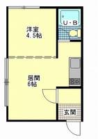 豊岡2・6コーポの間取り