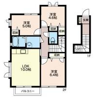 パレスガーデンA シャーメゾンの間取り