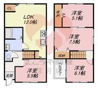 物件の間取り画像