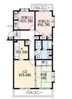 UR梅美台の間取り