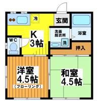 東京都杉並区方南1(アパート)の賃貸物件の間取り