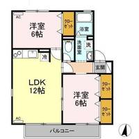 セントアベニュー B棟の間取り