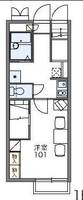 レオパレス薬師山ユイットの間取り