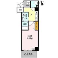 大阪府枚方市伊加賀東町の賃貸マンションの間取り
