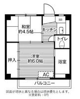 ビレッジハウス岡部の間取り