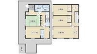 大阪府茨木市安威2(一戸建)の賃貸物件の間取り