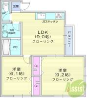 物件の間取り画像