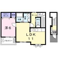 千葉県松戸市紙敷(アパート)の賃貸物件の間取り