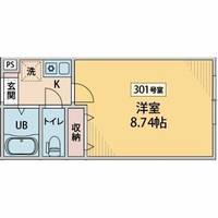 東京都板橋区大原町(アパート)の賃貸物件の間取り
