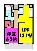 東京都板橋区蓮根1(アパート)の賃貸物件の間取り