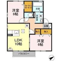 山形県山形市成沢西3(アパート)の賃貸物件の間取り